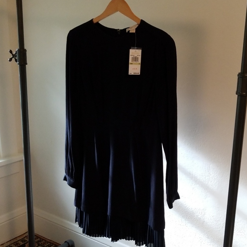 NWT Michael Kors Size 4 New Navy Dress